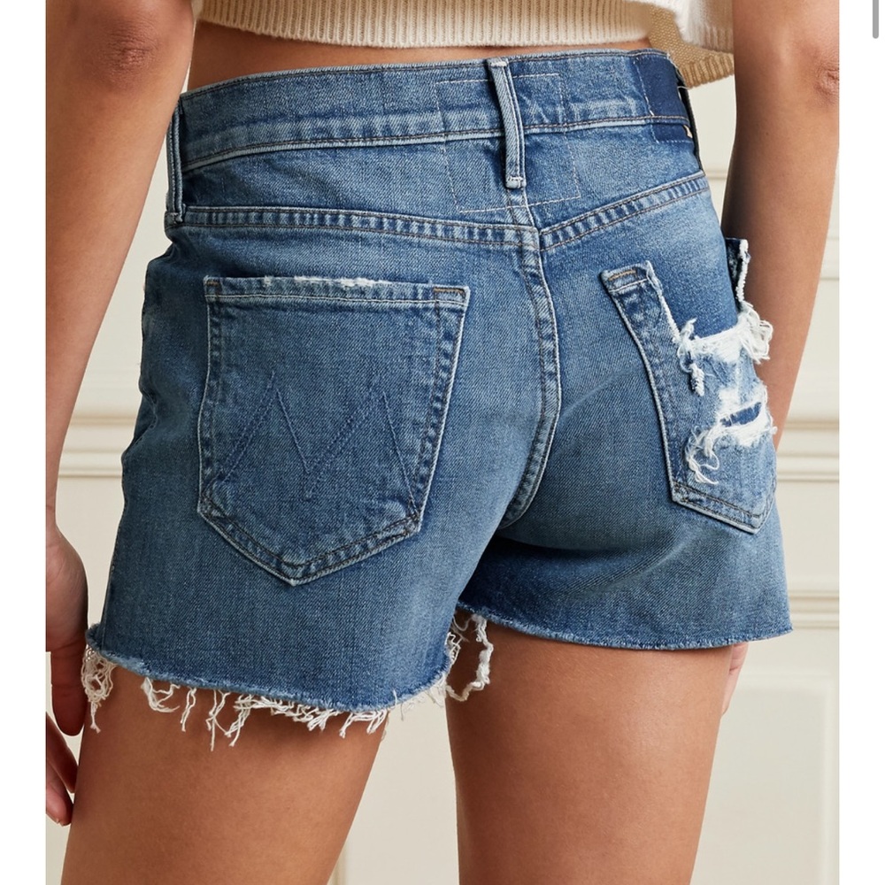 MOTHER the dutchie high waisted shorts